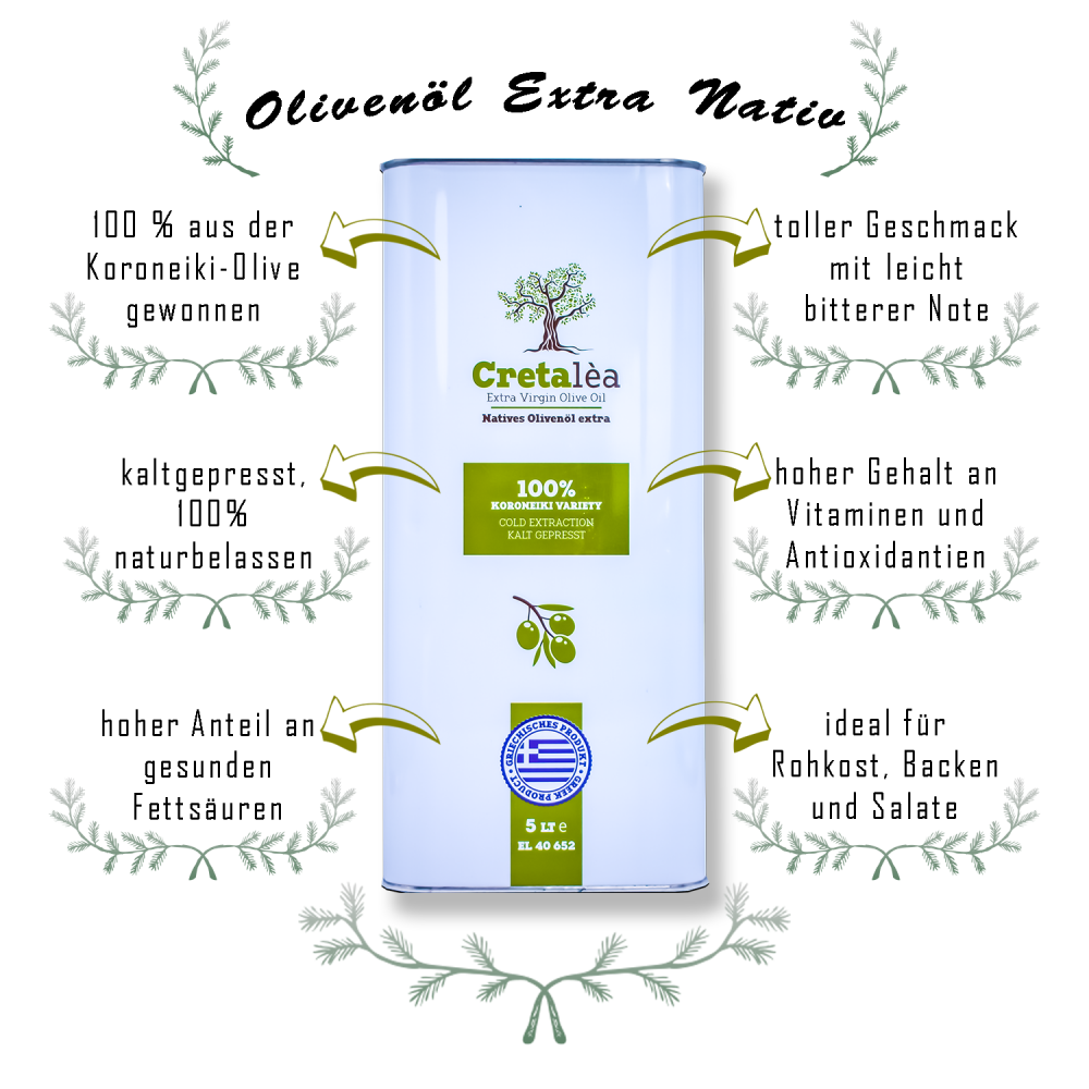 Cretalea Olivenöl Extra Nativ aus Griechenland