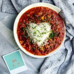 Chili mit Reis Herz