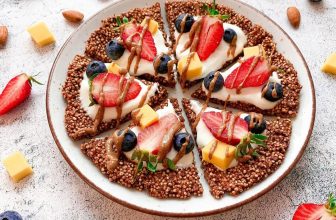 Vegane Quinoa Frühstückspizza