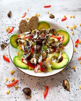 Avocado-Pilz-Salat