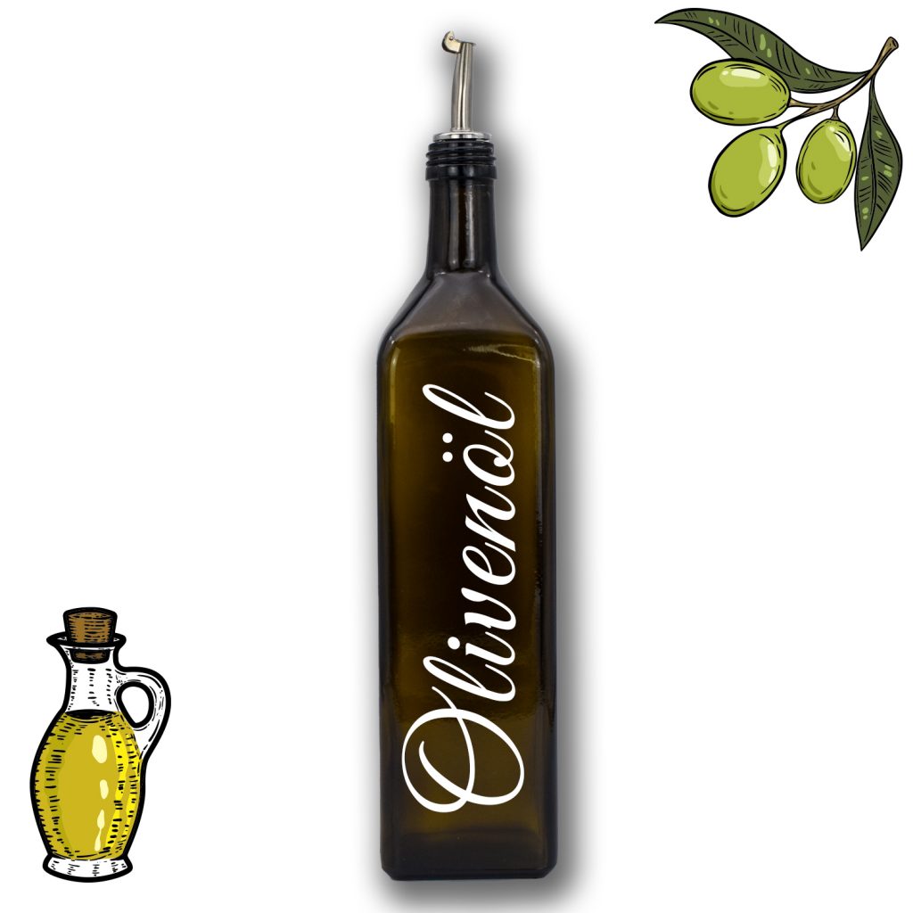 Olivenl Flasche Mit Ausgiesser
