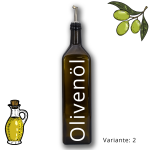 Ölflasche mit Ausgießer