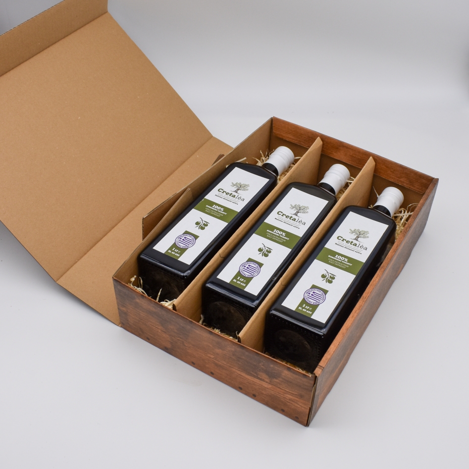 1er Olivenöl verpackt stehend zu