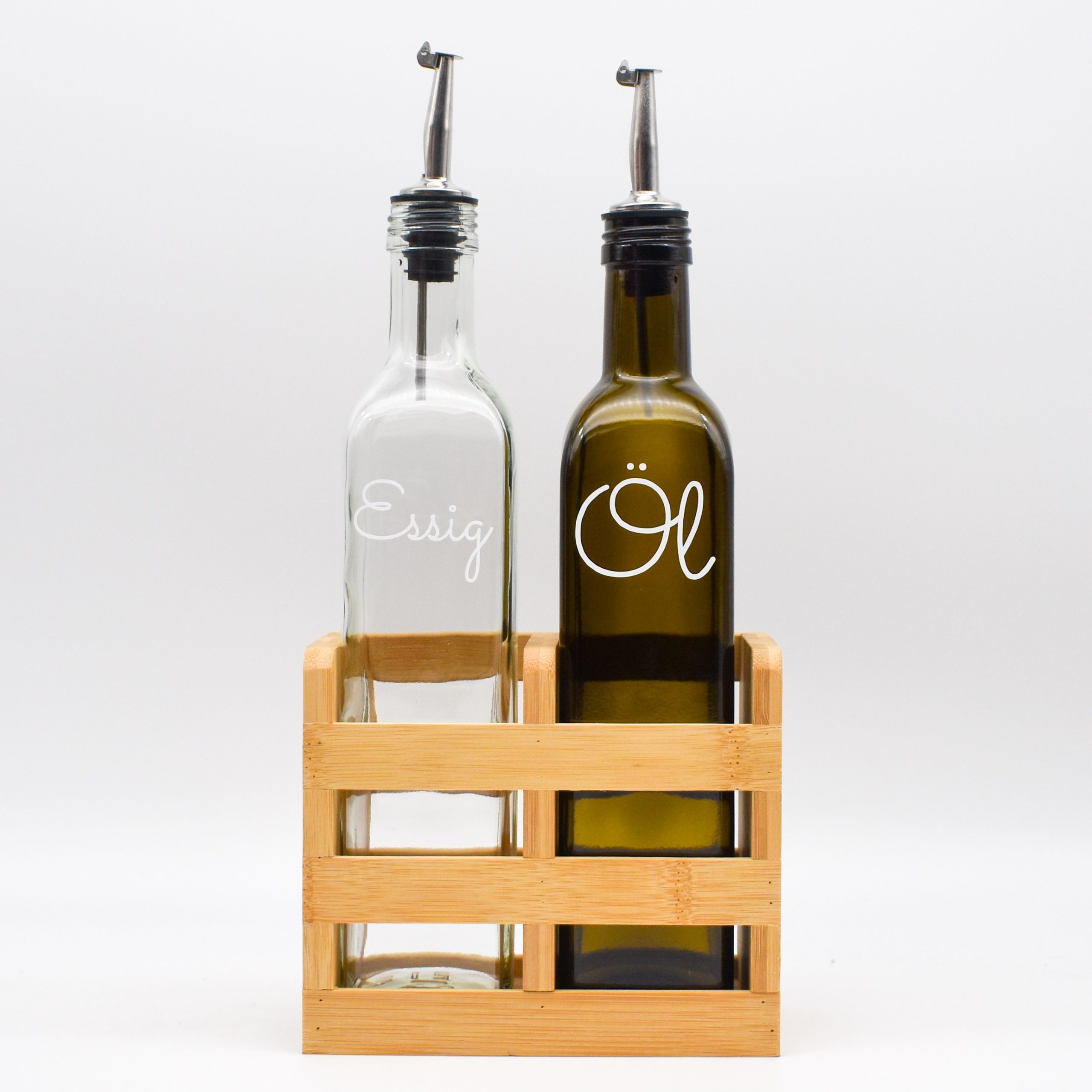 Ausgießer für Wein oder Öl transparent - -alles aus Kork