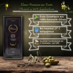Olivenöl Elance 4×5 Liter Extra Nativ Premium – geringer Säuregehalt – Neue Ernte 2024/25 – Direkt aus Kreta, Griechenland – Erste-Güteklasse – 100% Handverlesen