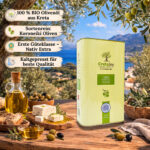Olivenöl Extra Nativ BIO aus Kreta, Griechenland 2x3L-Kanister – Cretalea