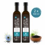 Bio Schwarzkümmelöl 2 x 500 ml gefiltert – Ägyptisches Nigella Sativa Öl kaltgepresst