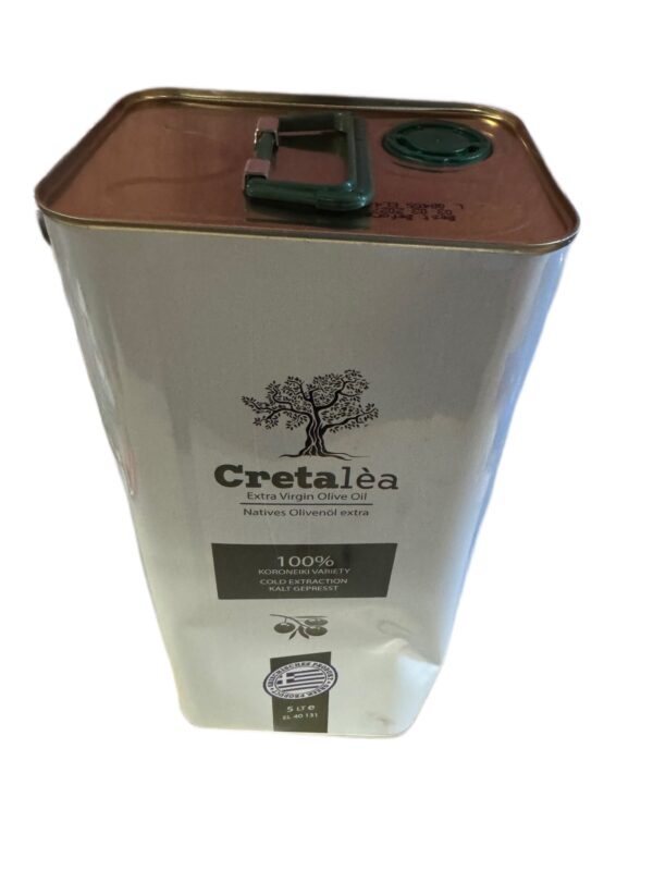 Cretalea Olivenöl – Natives Olivenöl Extra aus Kreta – 5L-Kanister – traditionelle Handernte – Kaltextraktion – verbeult