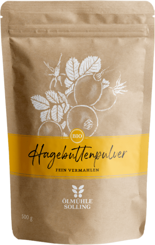 BIO Hagebuttenpulver schonend vermahlen 4 x 500 g