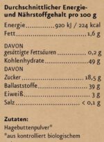 BIO Hagebuttenpulver schonend vermahlen  4 x 500 g