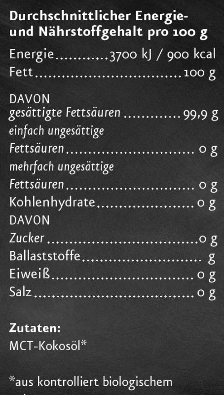 BIO MCT-Öl aus Bio-Kokosöl 3 x 500 ml – Bild 3