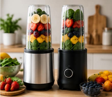 Moderner Smoothiemaker in der Küche