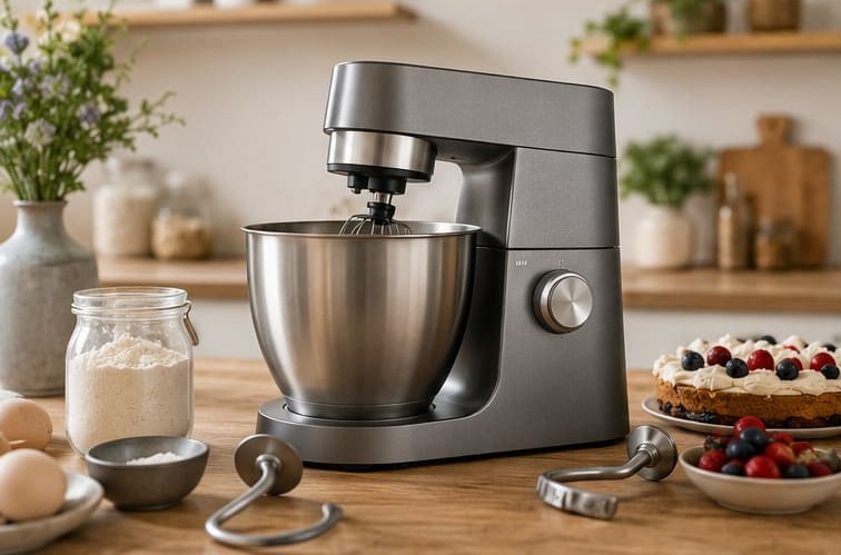 Premium Küchenmaschine in moderner Küche
