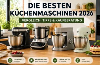 Die besten Küchenmaschinen 2026 – Vergleich, Tipps & Kaufberatung