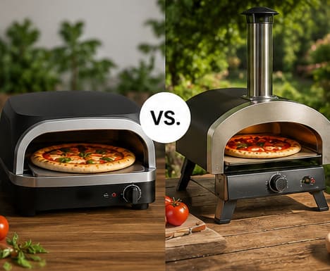 Elektrischer Pizzaofen und Gas Pizzaofen im Vergleich