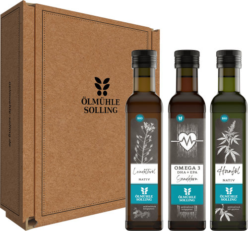 Omega 3 Lieblinge – 3 Vitalöle im Geschenkset
