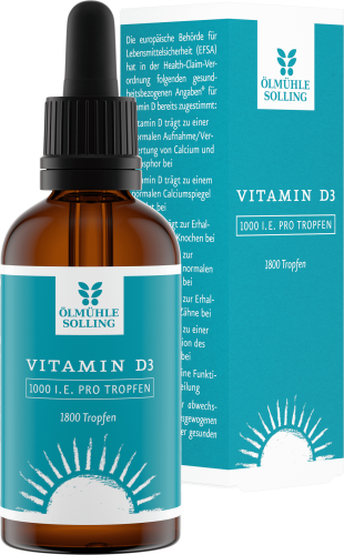 Vitamin D3 Öl – 1.000 I.E. pro Tropfen