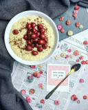 Milchreis mit Kirschen