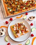 Veganer Flammkuchen