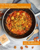 ONEPOT SPAGHETTI mit Veggie-Hackbällchen